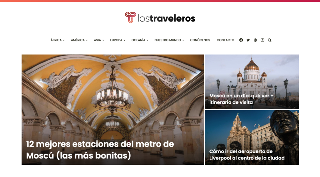 captura blog de viajes traveleros